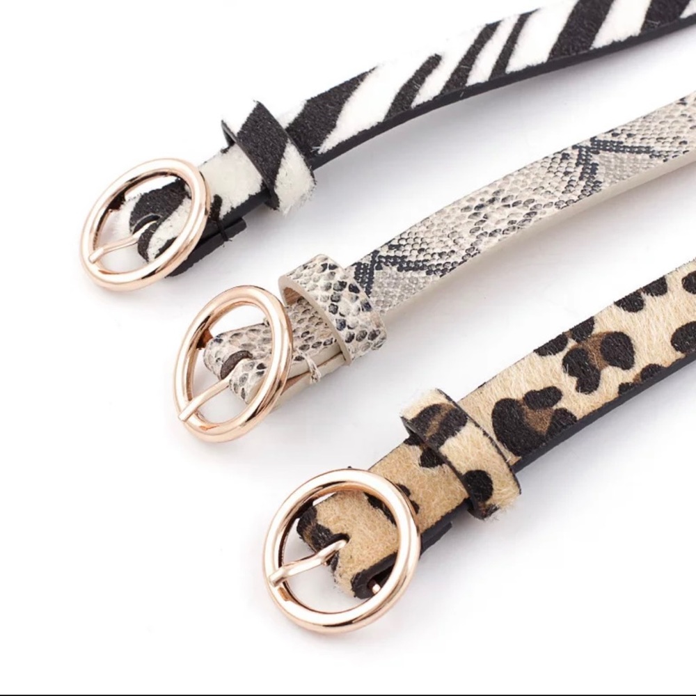 NWOT- Women's Fashion Belts 3 pack